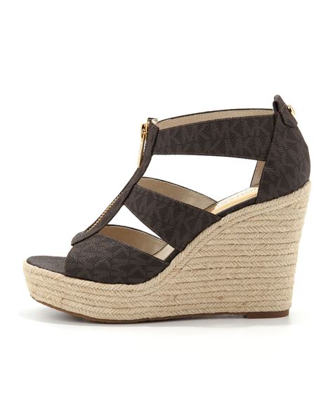 michael kors damita wedge dark khaki|Michael michael kors damita wedge + FREE SHIPPING.